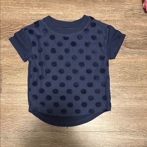 girls polka dot t shirt